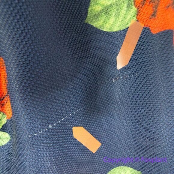 Vintage floral‎ print fit and flare skirt, size XS - Picture 7 of 15